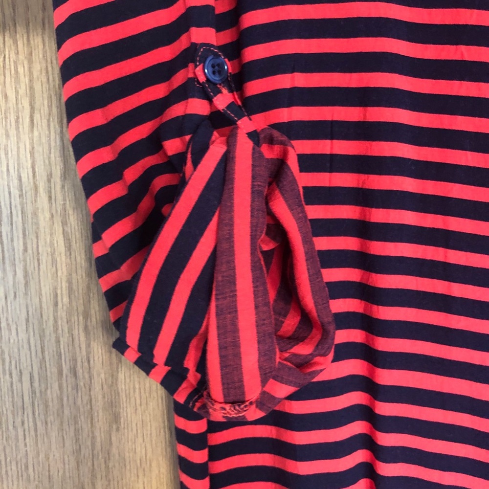 Striped‎ Cotton Button up - Picture 4 of 5
